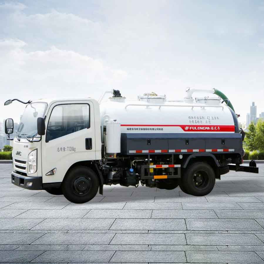 Nuevo modelo de camión ligero de succión fecal se lanzó en mercado con Marca 