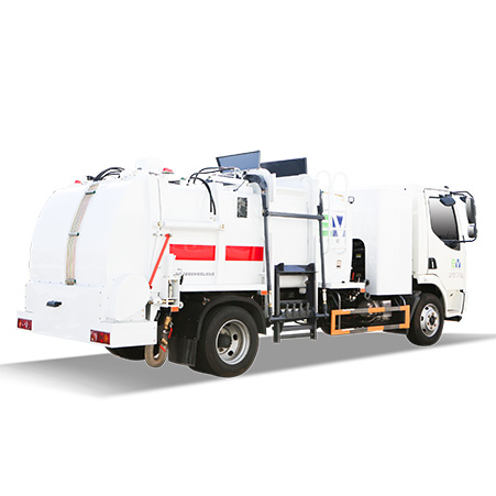 Sin fugas de agua | Se acerca el camión recolector de residuos húmedos eléctrico puro FULONGMA