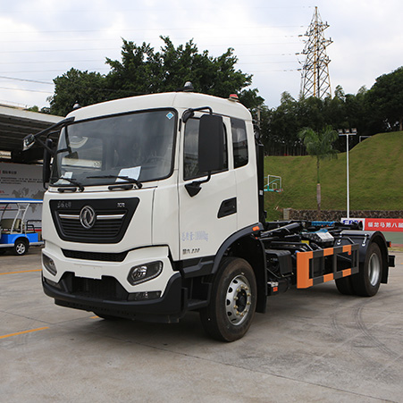 Compartimiento y configuración del camión de basura con brazo de gancho FULONGMA
